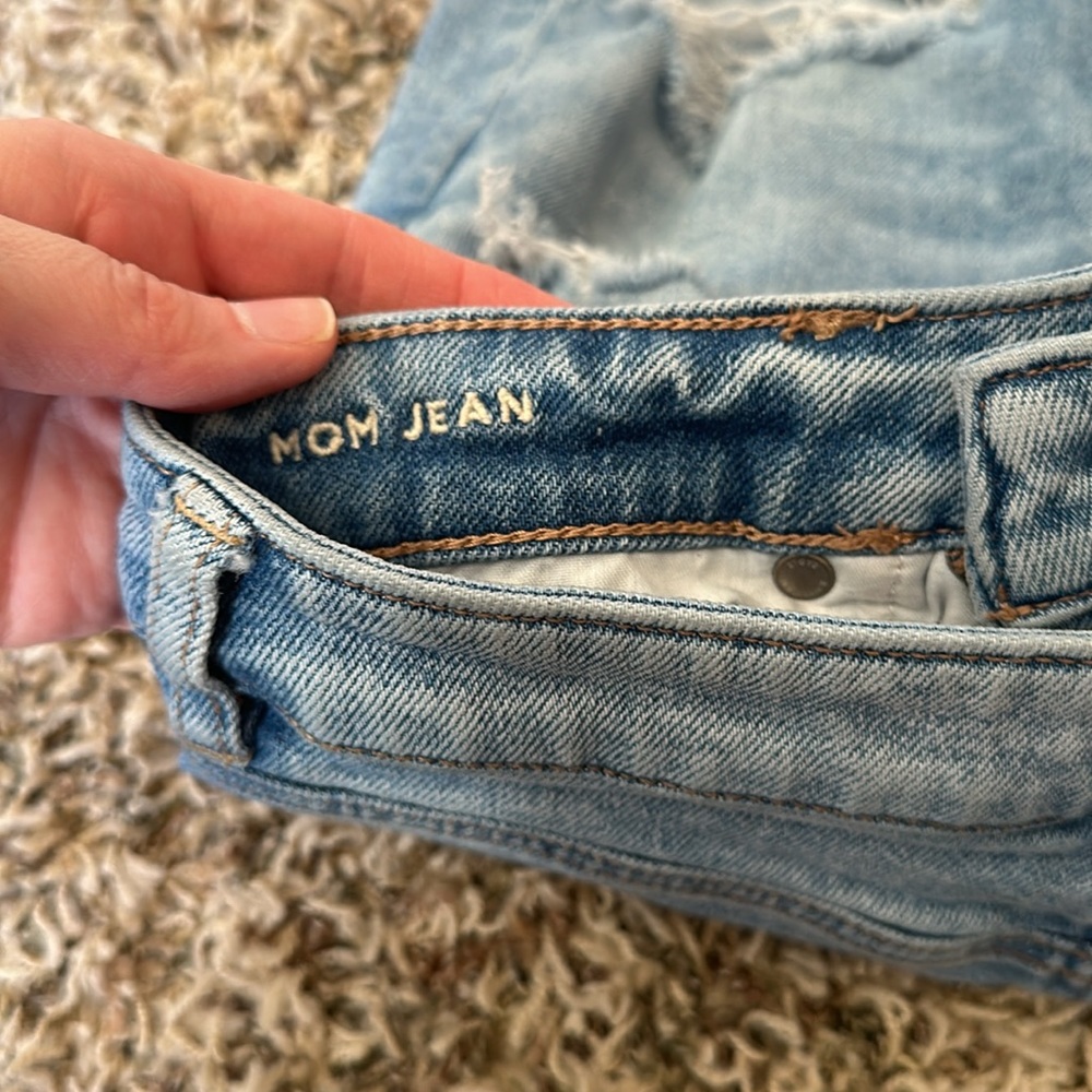 American Eagle Outfitters Distressed Mom Jean - Picture 5 of 9